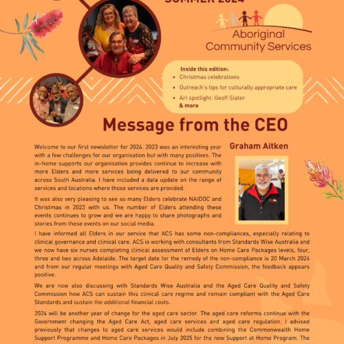 Newsletter - 2024 - Vol. 19, Issue 1 - Summer - Page 1